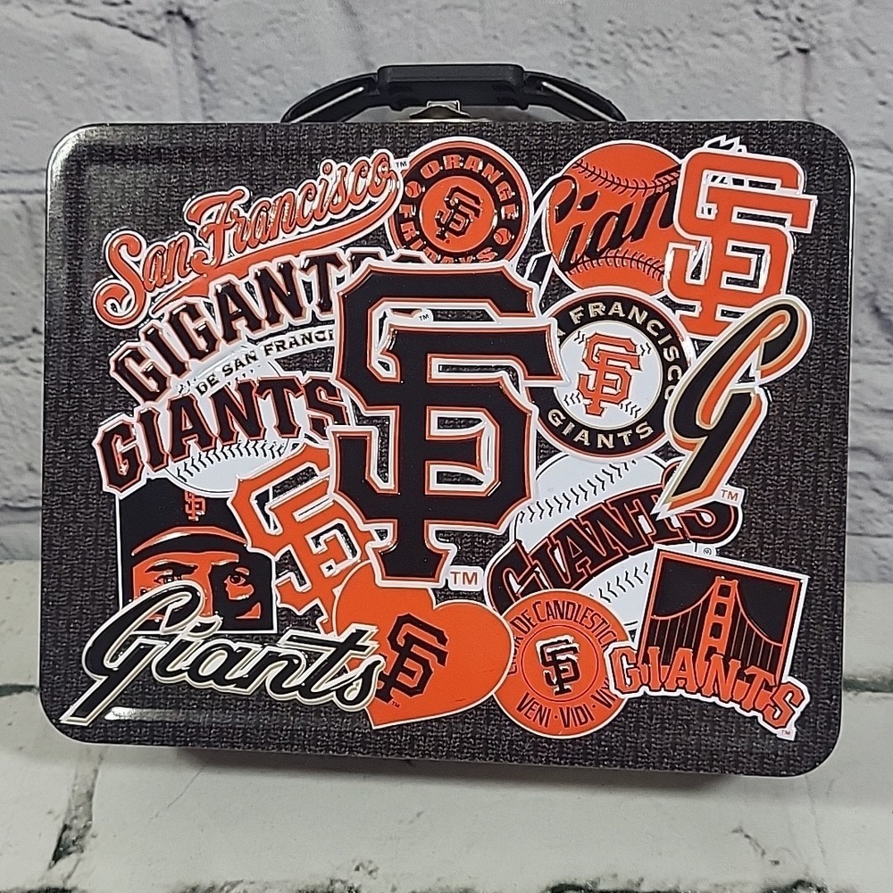 2017‎ SF Giants Tin Lunchbox Collectible San Francisco Baseball World Champions